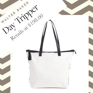 NWT Walter Baker Canvas and Vegan Leather Carly Bag: 13”x 18”x 14.5”